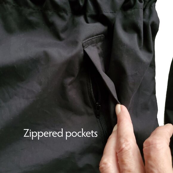 SUN MOUNTAIN Soft Microfiber Rain Jacket Black Size L - Picture 7 of 16